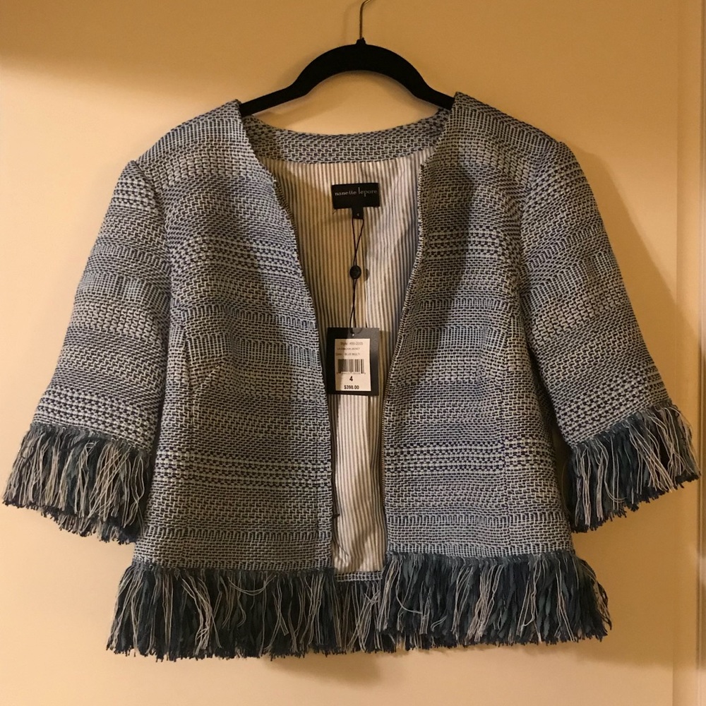 NWT Nanette Lepore Zipper Jacket